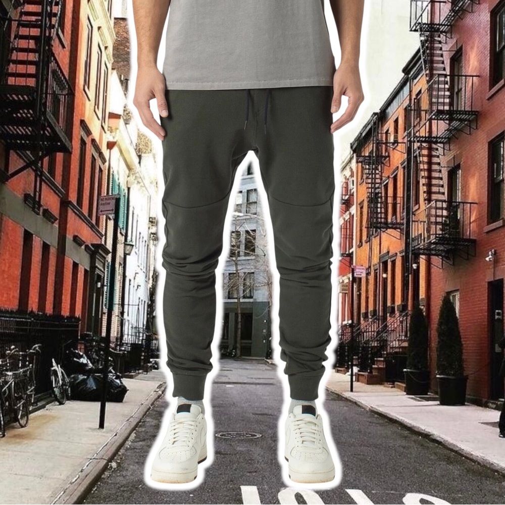 Zanerobe Sureshot Fleece Jogger in Dark Army Green, Size 29